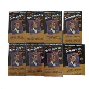 The best of the Dean Martin Variety Show VHS Set Vol 1 2 3 Opened, 4 5 6 Sealed